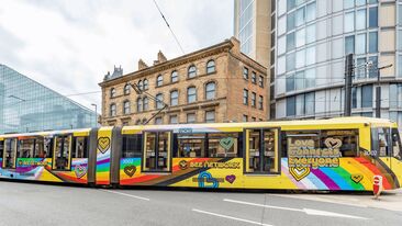 Transport for Greater Manchester Pride Tram 2025