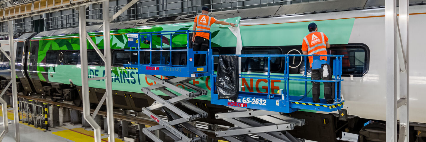 Avanti Climate Train Installation for COP26