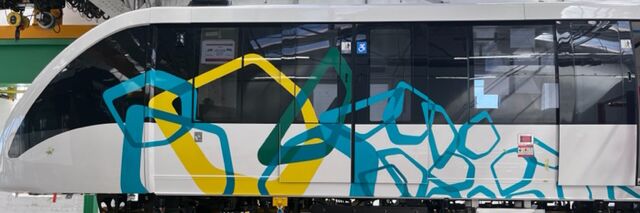 Aura's international rail branding