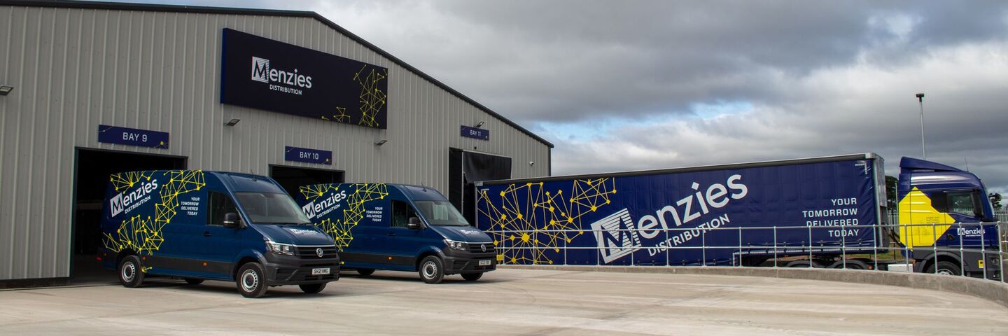 Menzies Depot Signage and Fleet